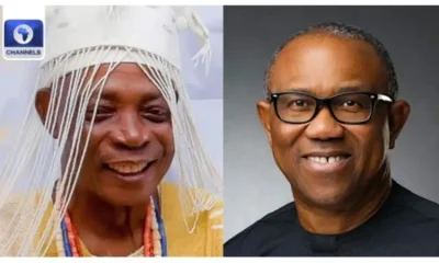 Olubadan Ladoja and Peter Obi