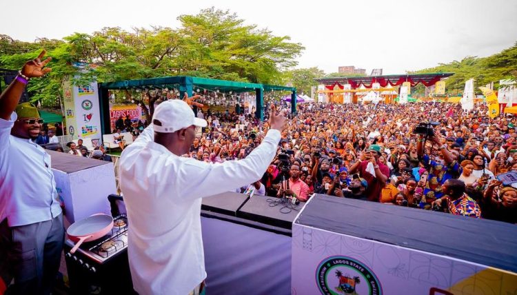 Sanwo-Olu at Lagos food festival