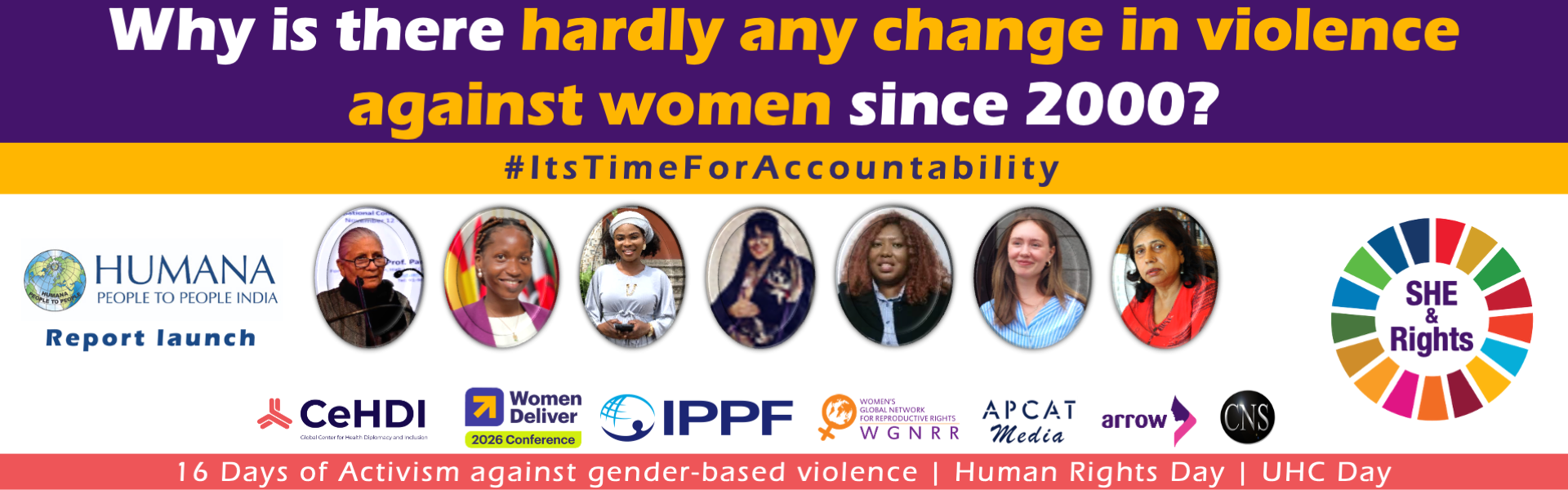 16DaysOfActivism to End Violence Against Women
