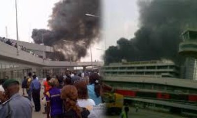 Fire Guts Lagos Airport