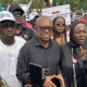Peter Obi Joins Protest