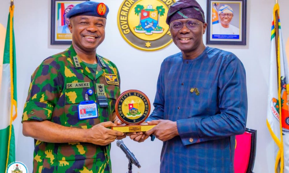 Air Force Chief Visits Gov. Sanwo-Olu