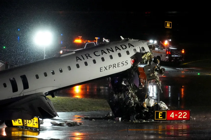 Air Canada Crash At LaGuardia Airport